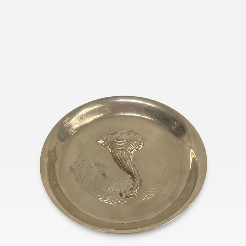  Herm s 1970s silver plated vide poche or ashtray by Herm s