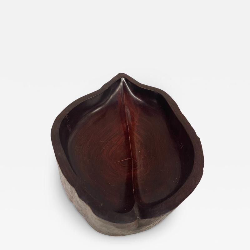  Herm s 1980s Fruitwood brutalist vide poche by Herm s