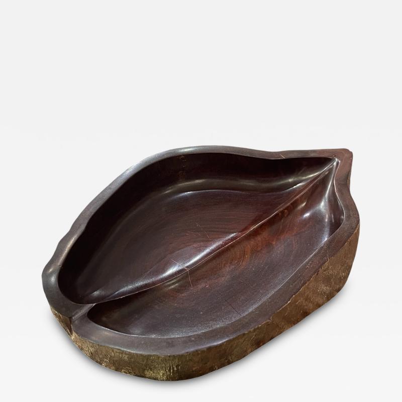  Herm s 1980s Large exotic wood vide poche by Herm s