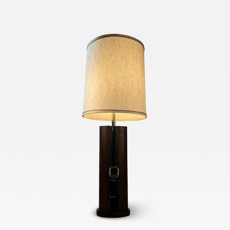  Herm s HERMES STYLE EQUESTRIAN WOOD RESIN LAMP