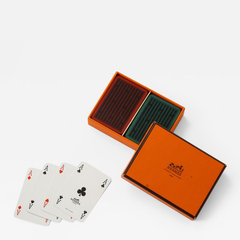  Herm s Hermes Travel Size Playing Cards