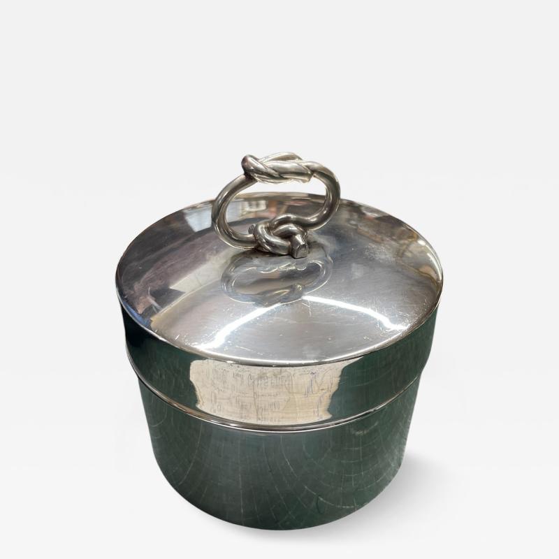  Herm s Large silver plated box by Herm s Paris
