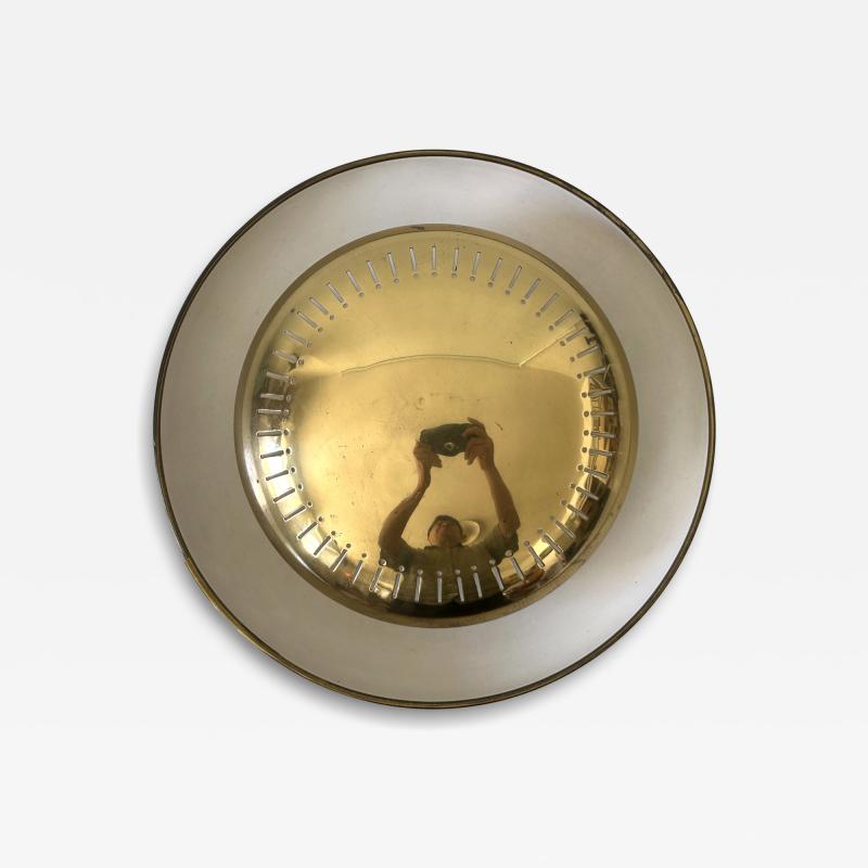  Hillebrand Elegant Mid Century Modern Sconce or Flush Mount by Hillebrand Germany 1950s