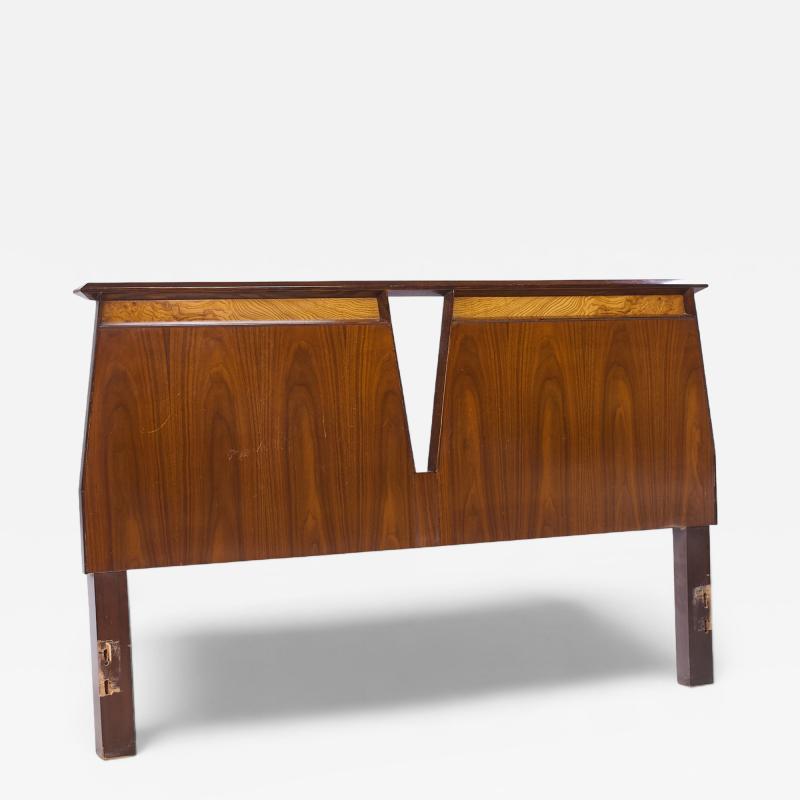  Hobey Helen Baker Helen Hobey Baker Mid Century Walnut Queen Headboard