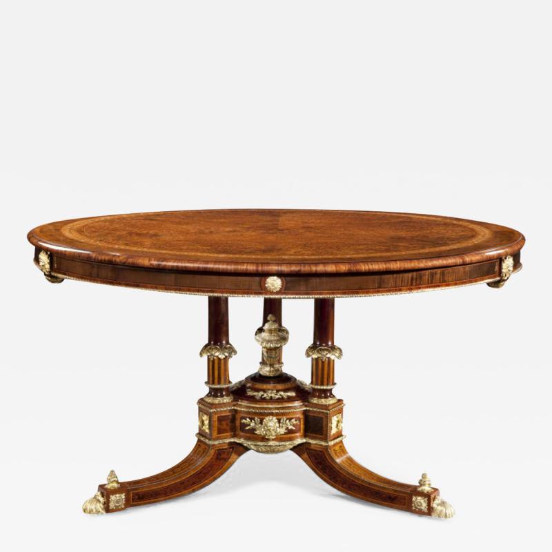  Holland Sons Centre table attributed to Holland and Sons related to a table in Clarence House