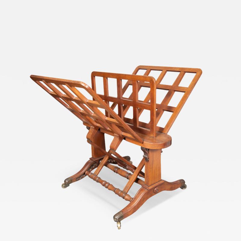  Holland Sons William IV Oversize Mahogany Adjustable Folio Stand By Holland Sons