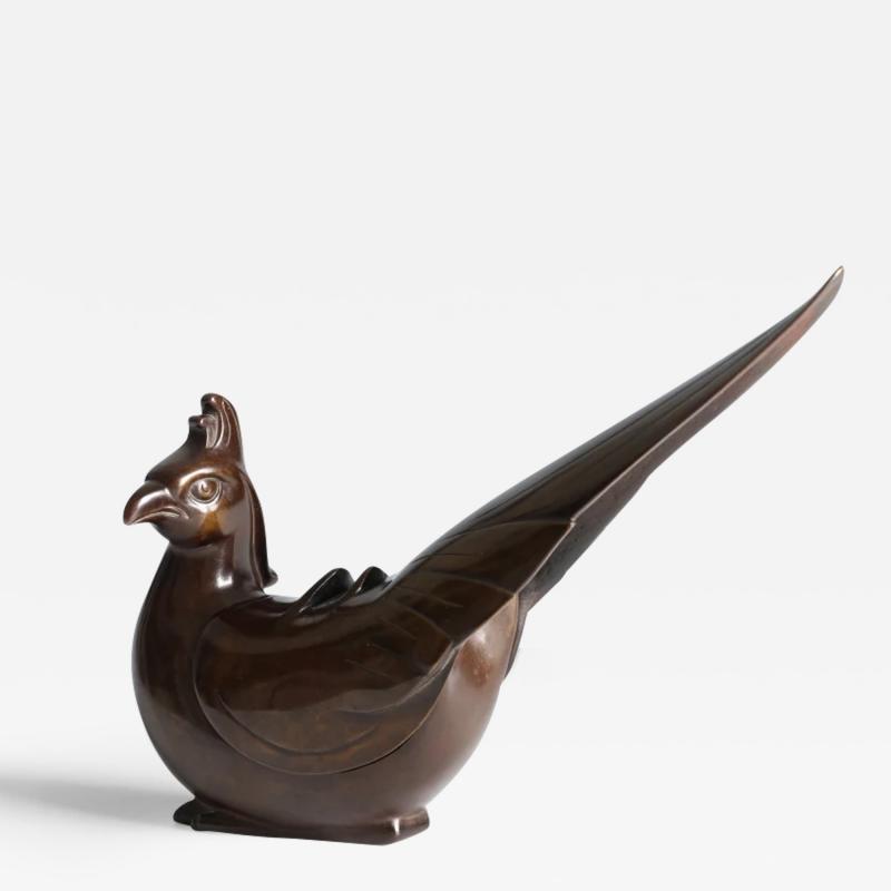  Hori Masaharu Pheasant Incense Burner 1950s