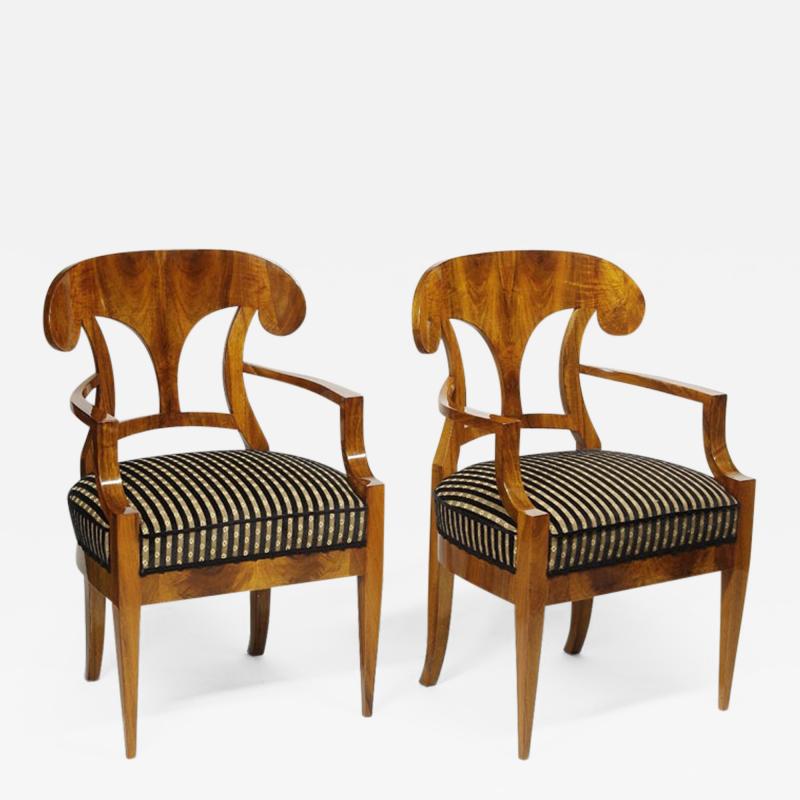  ILIAD Bespoke Biedermeier style Armchairs