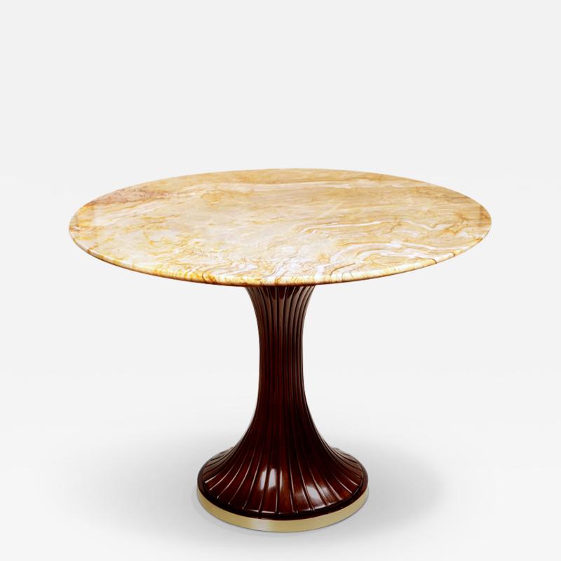  ILIAD Bespoke Italian Modernist inspired Pedestal Table