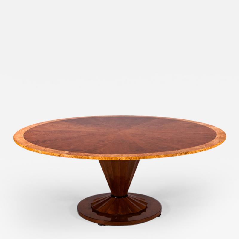  ILIAD Bespoke Large Modernist Inspired Pedestal Table