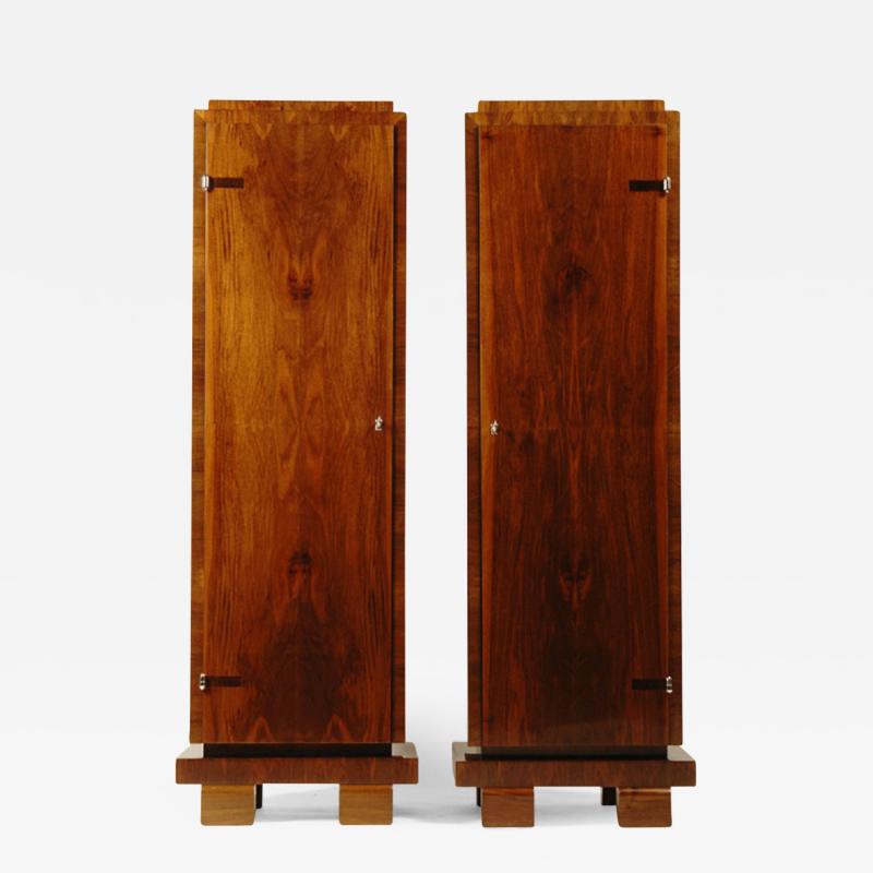  ILIAD Bespoke Pair of Bauhaus Inspired Pedestal Cabinets by ILIAD Design