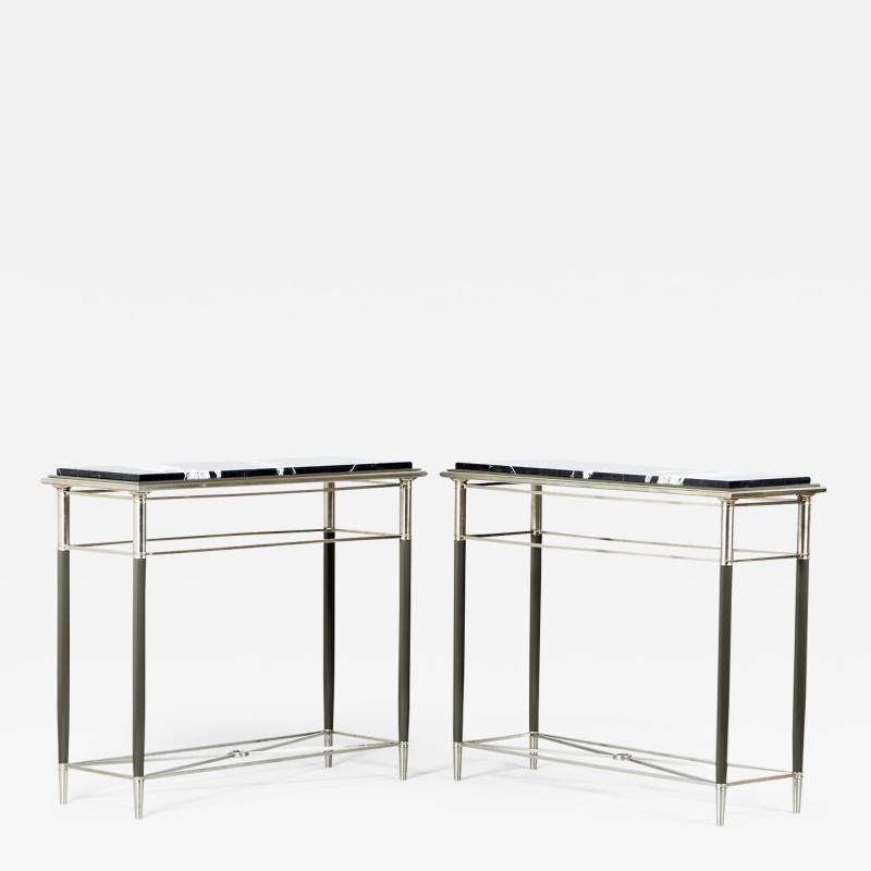  ILIAD DESIGN A Freestanding Pair of Art Deco Consoles by ILIAD Design