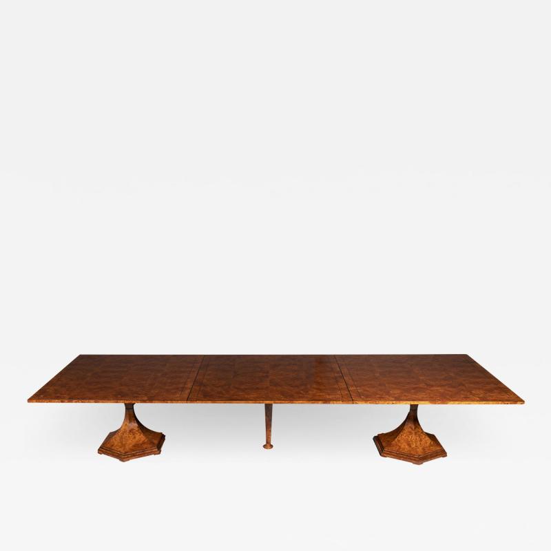  ILIAD DESIGN A Monumental Biedermeier Inspired Combination Dining Table by ILIAD Design