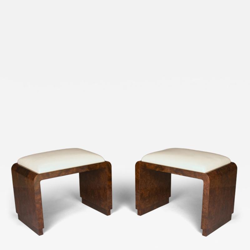  ILIAD DESIGN Pair of Modernist style benches by ILIAD Design