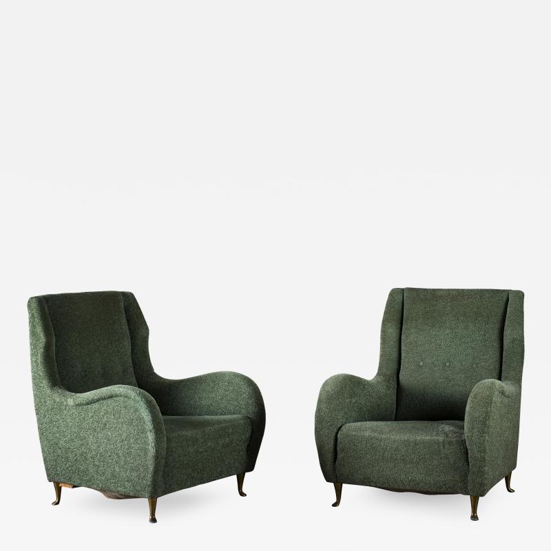  ISA Pair of I S A Club Chairs