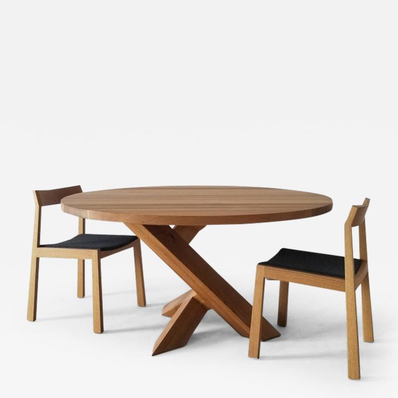  IZM Design Iconoclast Solid Wood Pedestal Dining Table by Izm Design