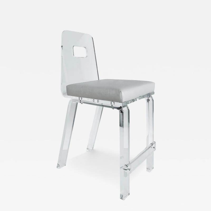  Iconic Design Gallery Custom Made Lucite Counter Stools Available Individually Two Week Lead Time