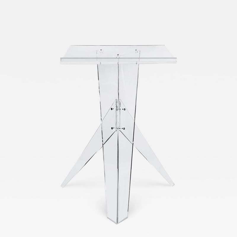  Iconic Design Gallery Custom Made Lucite Magazine Music Book Stand for Oversized Books