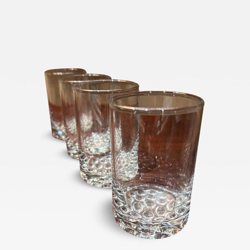  Iittala 1970s Set of Four Drink Glasses Juice or Whiskey Barware