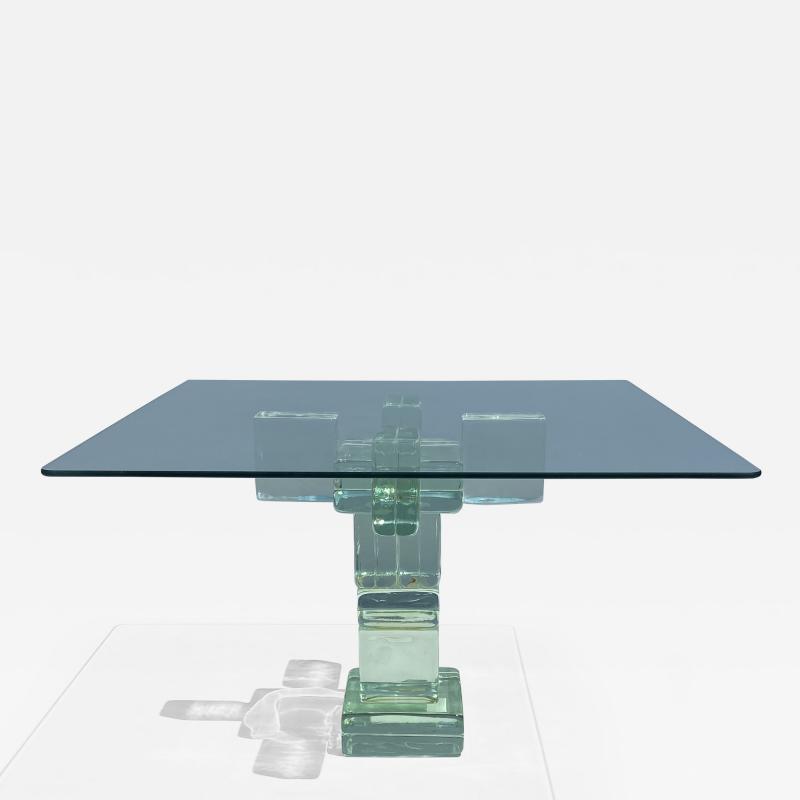  Imperial Imagineering Glass Block Side End Table