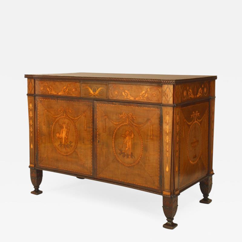  Ince Mayhew English Adam Style 18th Cent Mahogany Commode