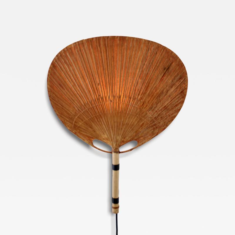  Ingo Maurer Ingo Maurer Uchiwa II Rice Paper and Bamboo Wall Light