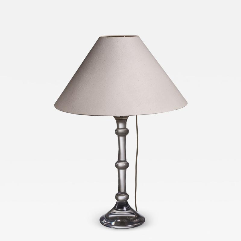  Ingo Maurer Ingo Maurer glass table lamp for Val Saint Lambert