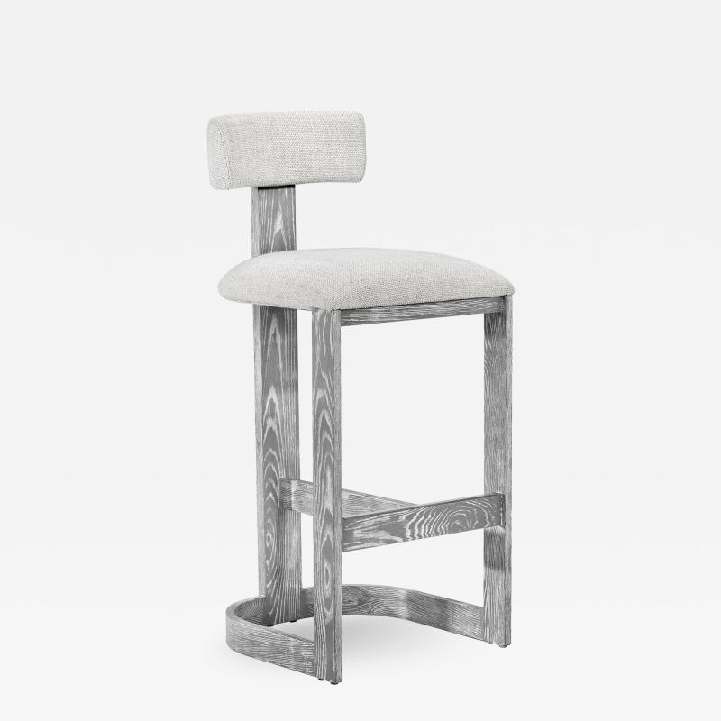  Interlude Home Brooklyn Bar Stool Dove