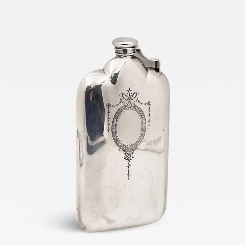  International Silver Co International Sterling Silver Flask by Watrous from Early 20th Century