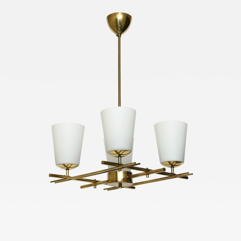  Itsu Itsu chandelier in brass Finland circa 1960s