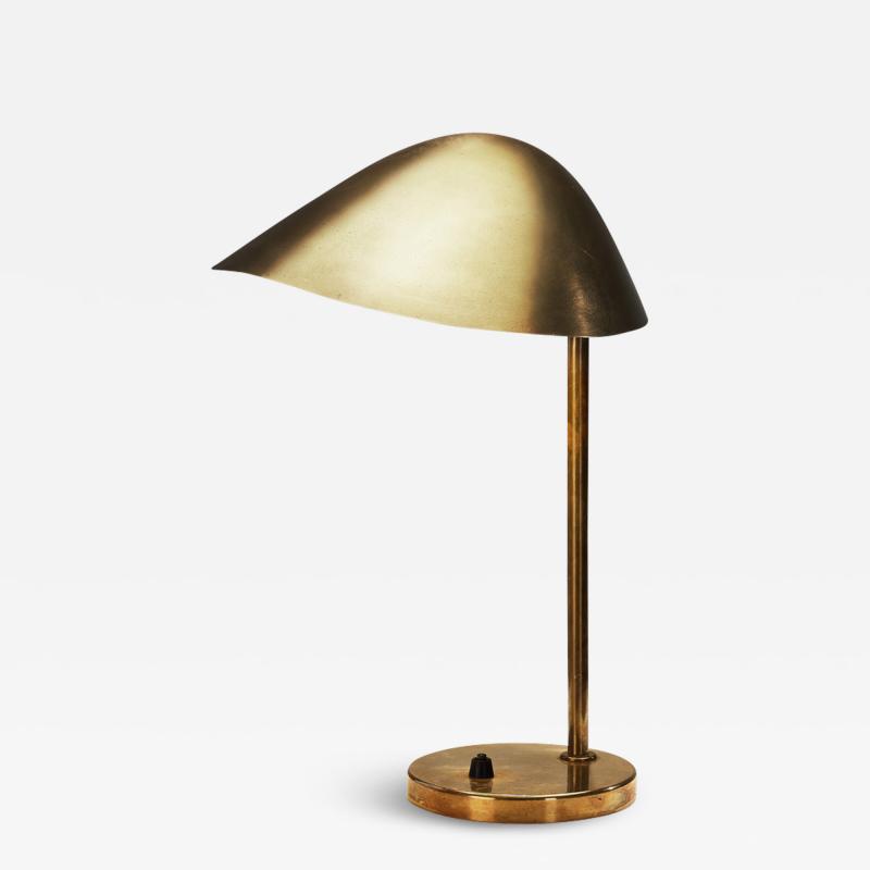  Itsu Model EV75 Brass Table Lamp by Itsu Finland Mid 20th century