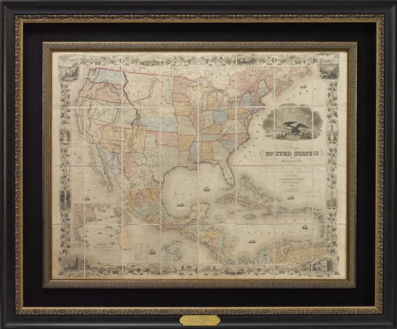  J H Colton 1859 Map of the United States of America British Provinces Mexico by Colton