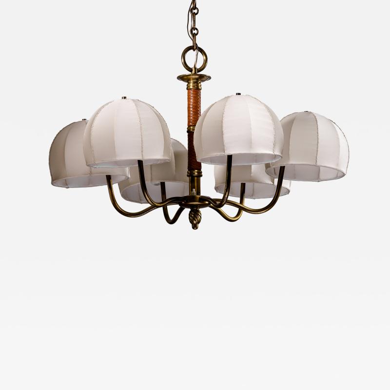  J T Kalmar Kalmar Lighting Kalmar 6 arm chandelier