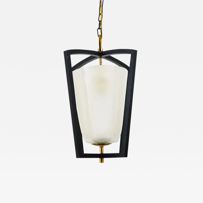  J T Kalmar Kalmar Lighting Kalmar Vienna Brass Lantern Midcentury Pendant Lamp Austria 1950s