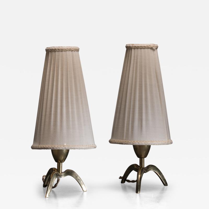  J T Kalmar Kalmar Lighting Pair of Kalmar table lamps
