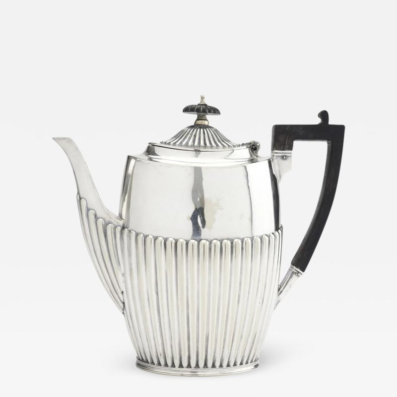  James Dixon Sons Vintage English Britannia plate coffee pot by James Dixon Sons 1920