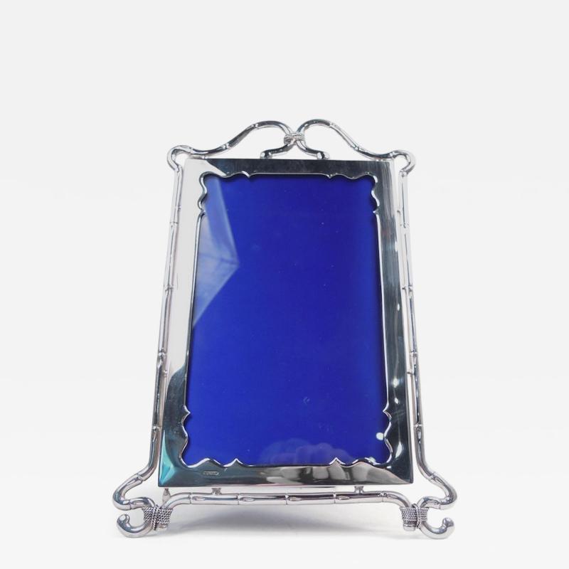  James Samuel Bell Louis Willmott Antique English Edwardian Classical Sterling Silver Picture Frame 1902