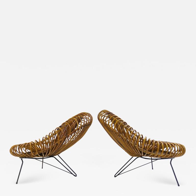  Janine Abraham Dirk Jan Rol Pair of Mid Century Chairs by Janine Abrahams and Dirk Jan Rol