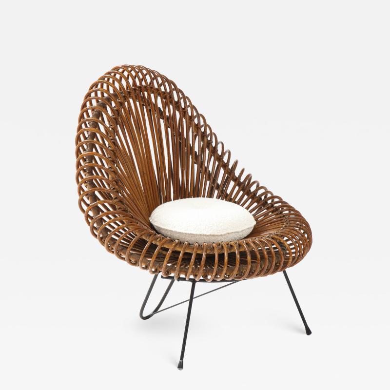  Janine Abraham Dirk Jan Rol Sculptural Rattan Lounge Chair by Janine Abraham and Dirk Jan Roi