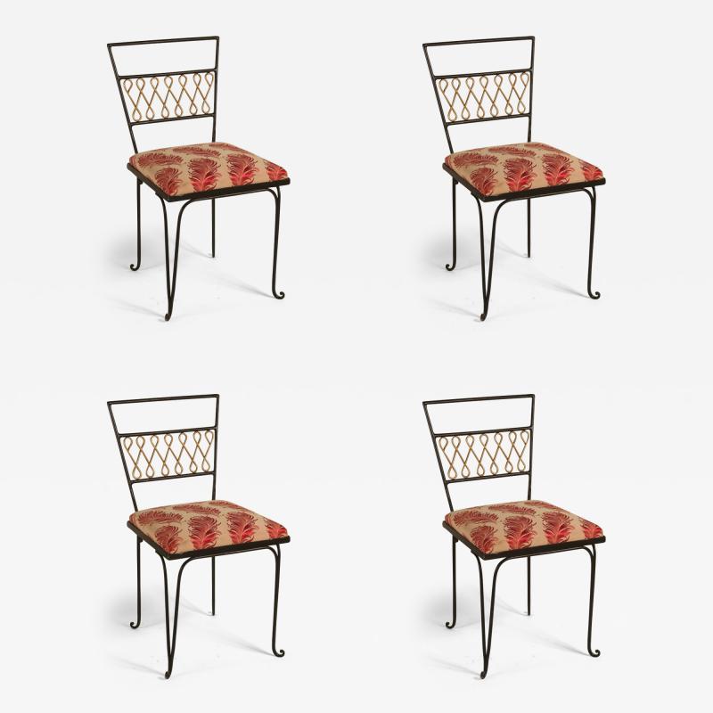  Jean Martin Jean Martin set of 4 dining chairs in iron