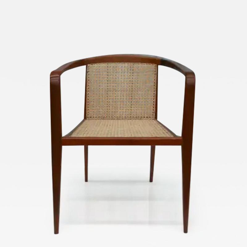  John Grazier Armchair in Hardwood Cane by John Graz 1950s