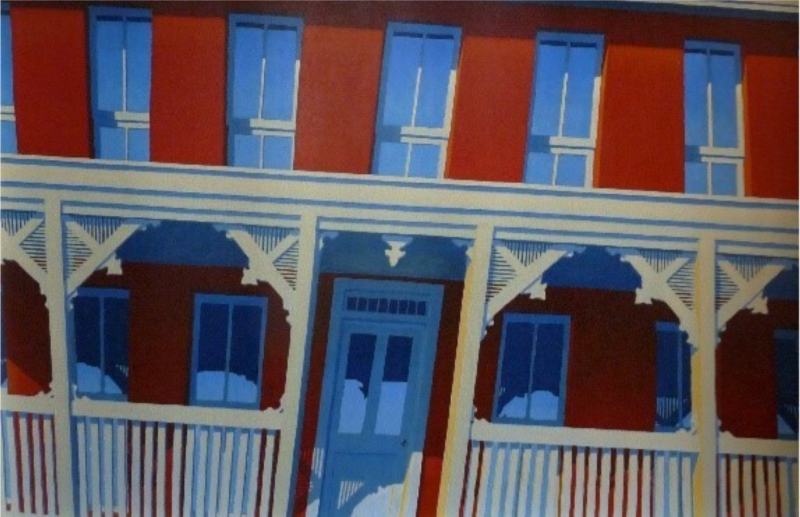  John Grazier Red Facade Blue Door ca 2000