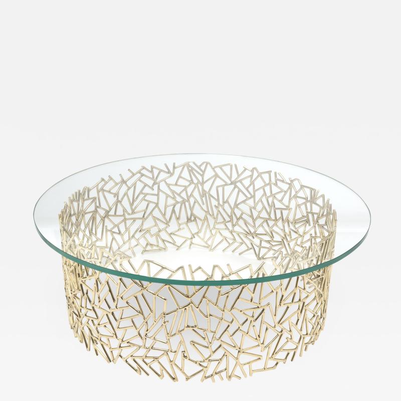  John Lyle Design Crackle Cocktail Table