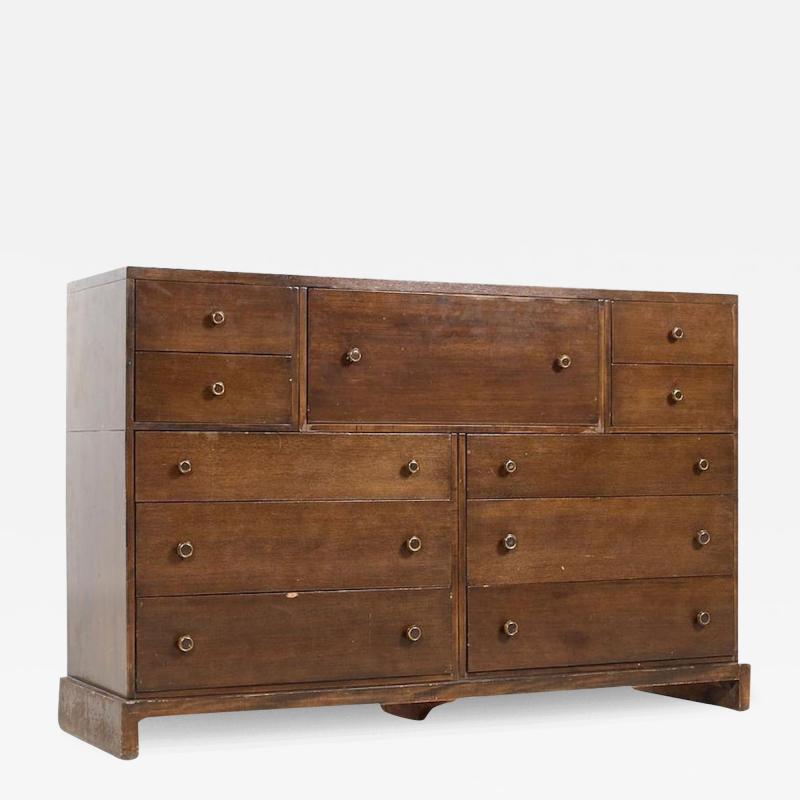  John Widdicomb Co Widdicomb Furniture Co John Widdicomb Mid Century Walnut Double Dresser Secretary Desk