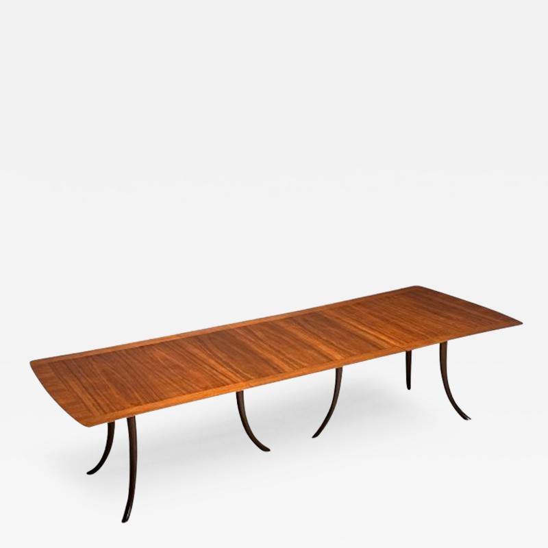  John Widdicomb Co Widdicomb Furniture Co T H Robsjohn Gibbings Mid Century Modern Saber Leg Dining Table Walnut 1956