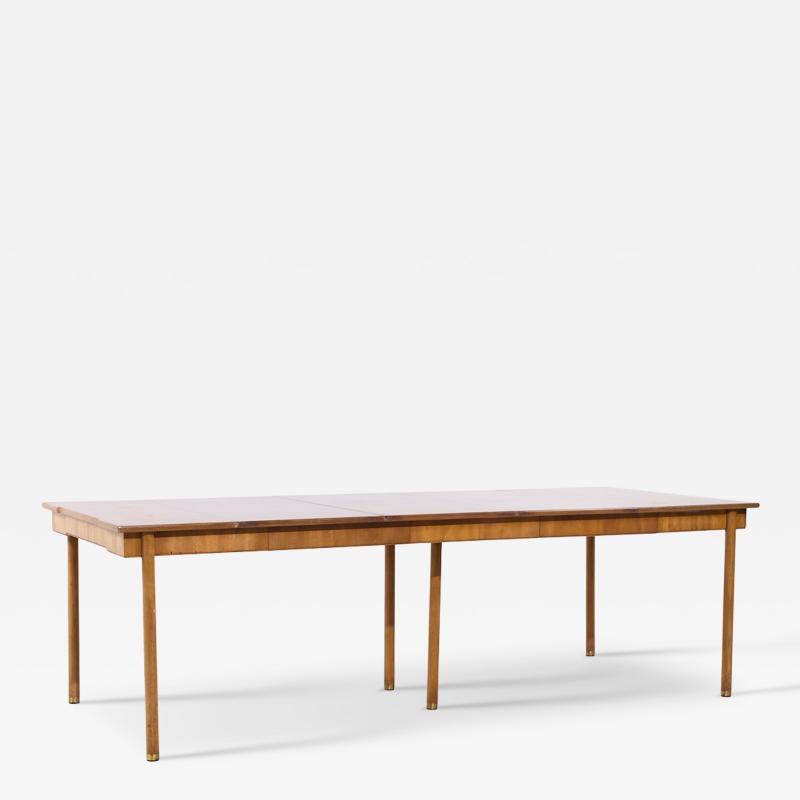  John Widdicomb Co Widdicomb Furniture Co Widdicomb MCM Bleached Mahogany Expanding Console Dining Table with 4 Leaves