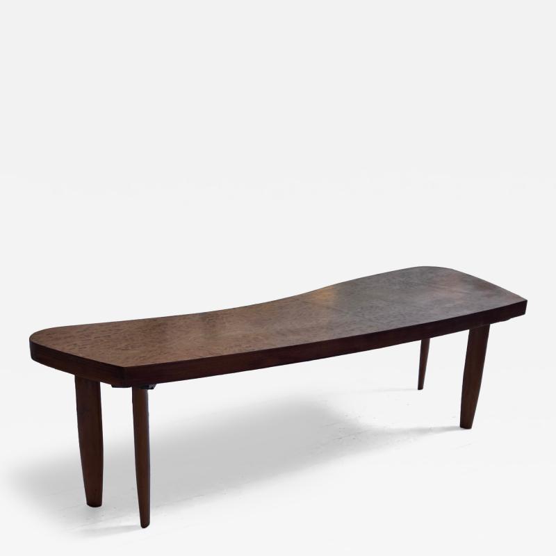  John Widdicomb Co Widdicomb Furniture Co Widdicomb Sundra Coffee Table 8 61 Carpathian Elm Burl East Indian Laurel 65 L 