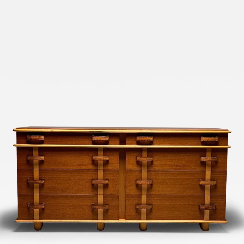 Johnson Furniture Mid Century Modern Paul Frankl John Stuart Dresser Sideboard Bedroom Set