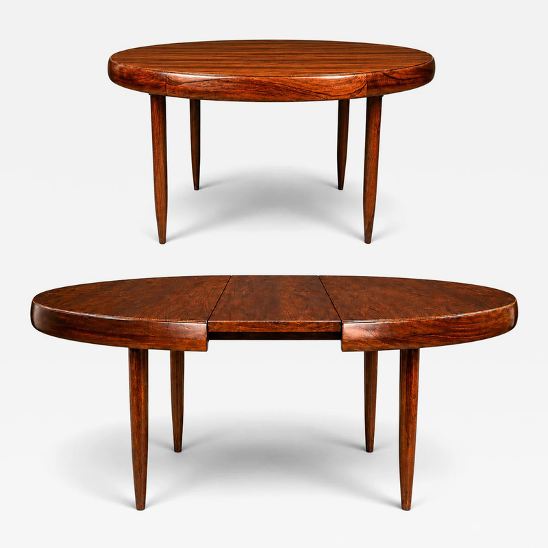  Jorge Jabour Extendable Rosewood Dining Table by Jorge Jabour Brazilian Modern 1950s