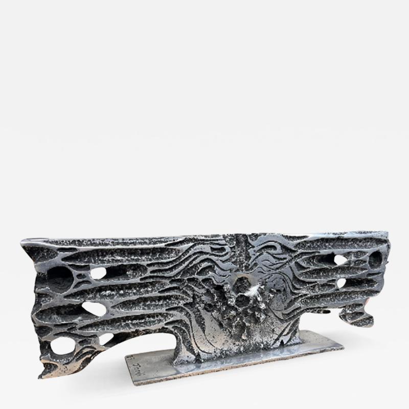  Josep Jordi Guardiola i Bonet ABSTRACT CAST ALUMINIUM SCULPTURE BY JORDI BONET